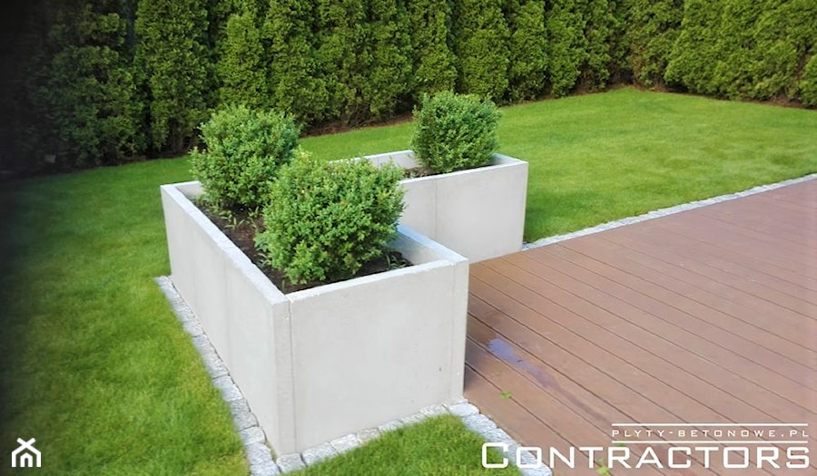 Donice z betonu architektonicznego - zdjęcie od CONTRACTORS beton architektoniczny