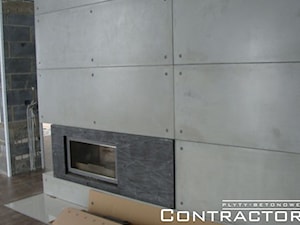 Kominek w betonie - zdjęcie od CONTRACTORS beton architektoniczny