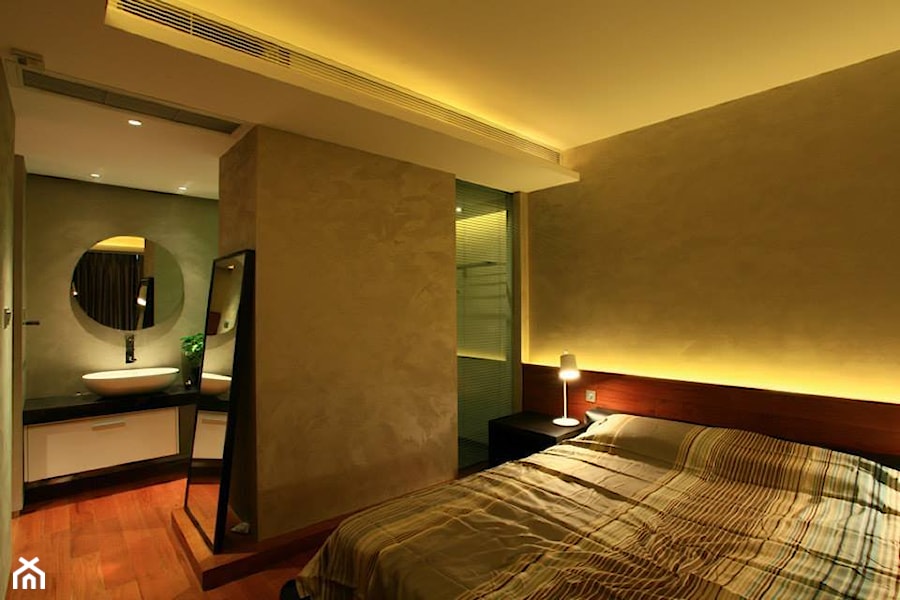 Nowoczesna sypialnia w stylu Africa - zdjęcie od iNTERIOR