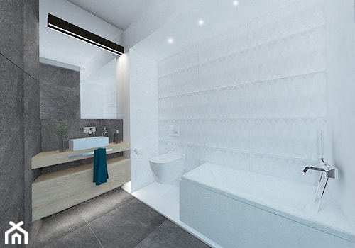 łazienka w stylu nowoczesnym - zdjęcie od AJOT pracownia projektowa