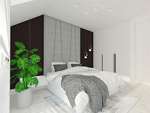 Dom 240 - Sypialnia, styl nowoczesny - zdjęcie od AJOT pracownia projektowa