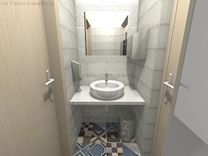 łazienka patchwork toruń - zdjęcie od domoplex.pl