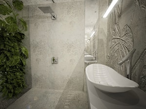"Organiczna surowość" - Łazienka, styl minimalistyczny - zdjęcie od K-STUDIO Architekt Wnętrz Katarzyna Miłkowska