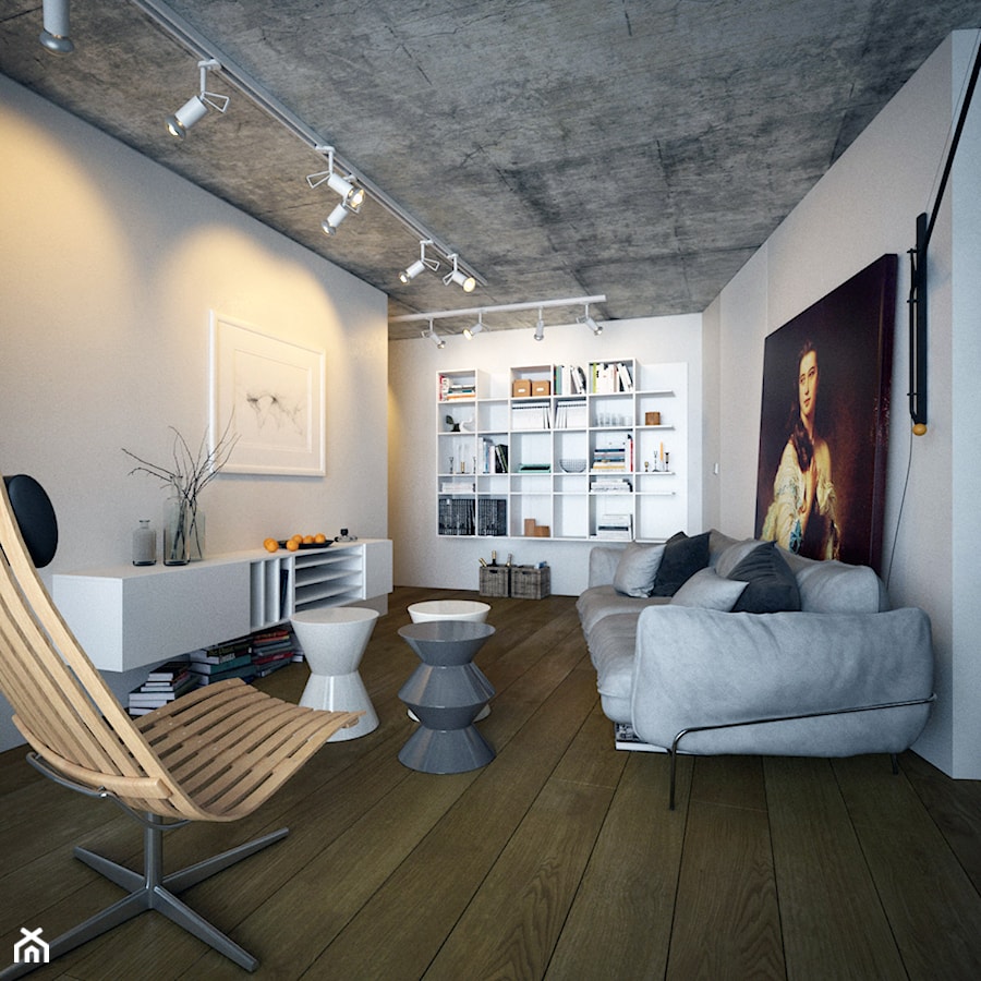 apartment_w&wo - Salon - zdjęcie od PLLU Design - Łukasz Pluta