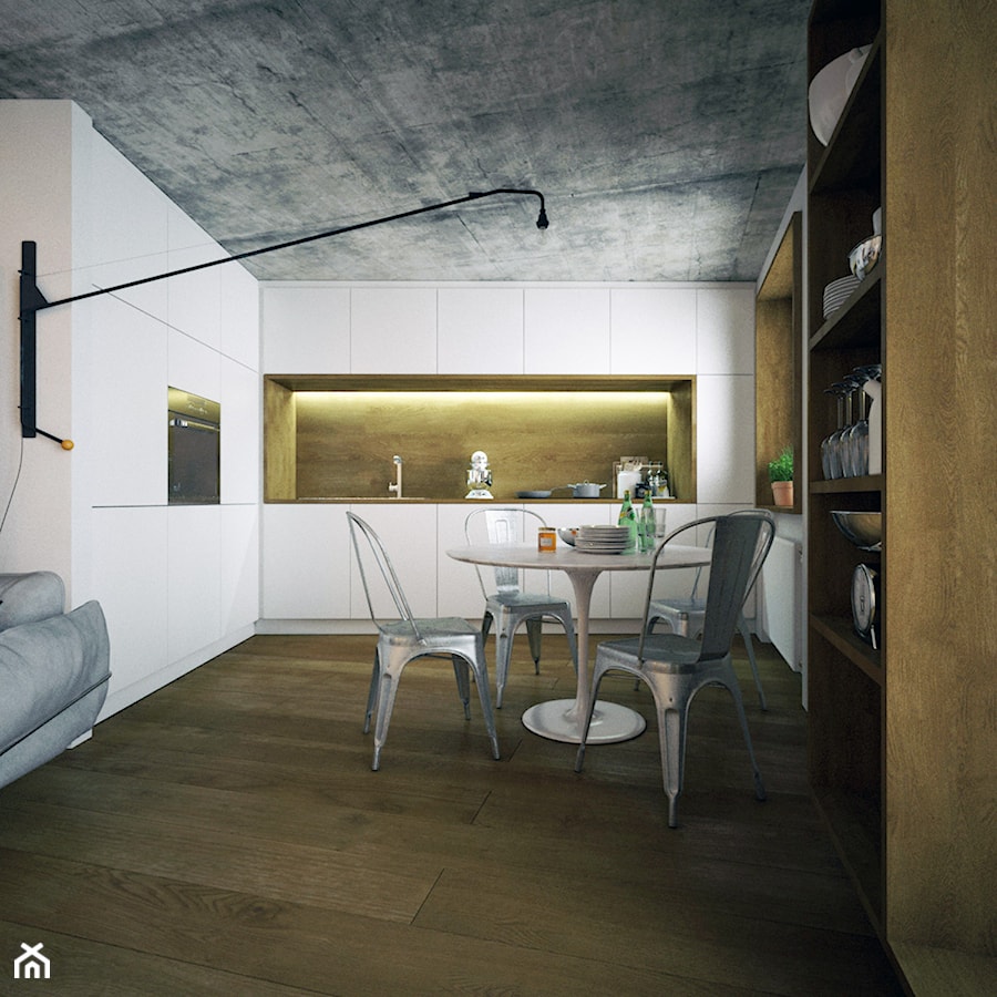 apartment_w&wo - Kuchnia - zdjęcie od PLLU Design - Łukasz Pluta