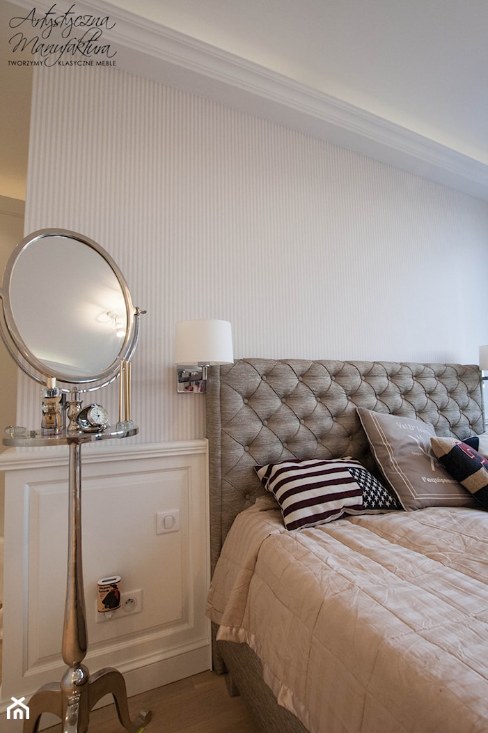 klasyczna sypialnia - zdjęcie od Artystyczna Manufaktura - klasyczne meble na wymiar - Homebook