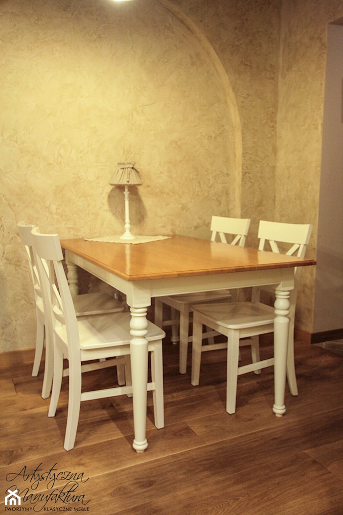 stół z krzesłami - zdjęcie od Artystyczna Manufaktura - klasyczne meble na wymiar - Homebook