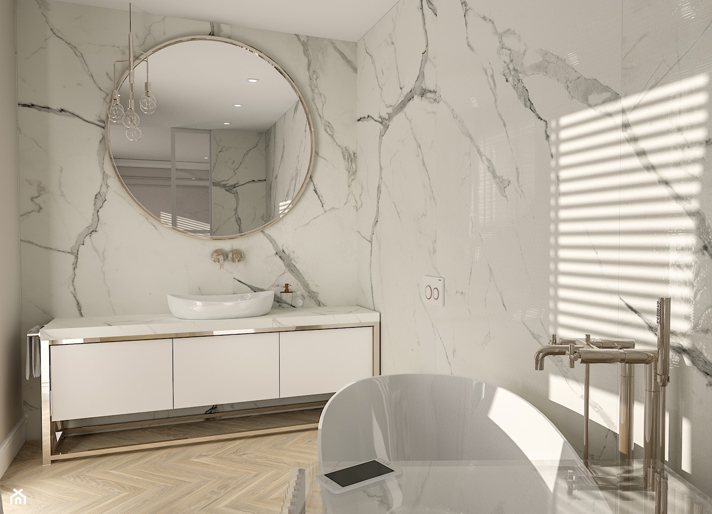 łazienka modern classic - zdjęcie od Deco-Studio Aneta Paruzel - Homebook
