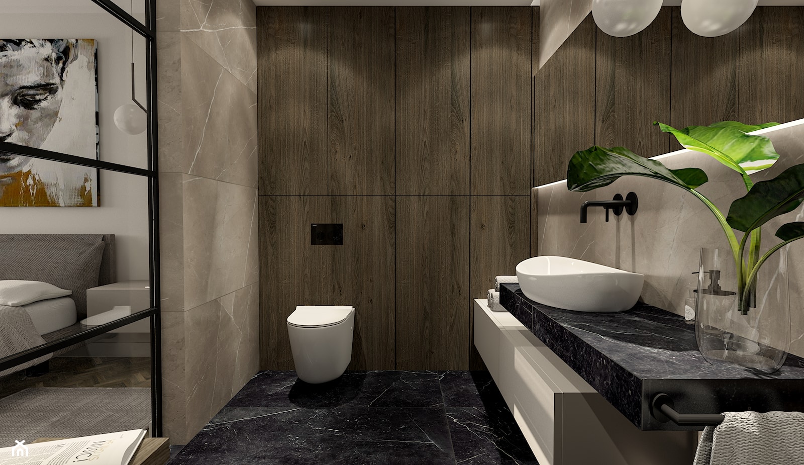 nowoczesna łazienka z charakterem - zdjęcie od Deco-Studio Aneta Paruzel - Homebook