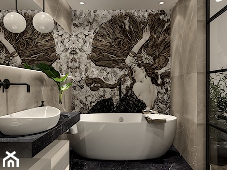 Aranżacje wnętrz - Łazienka: nowoczesna łazienka z charakterem - Deco-Studio Aneta Paruzel. Przeglądaj, dodawaj i zapisuj najlepsze zdjęcia, pomysły i inspiracje designerskie. W bazie mamy już prawie milion fotografii!