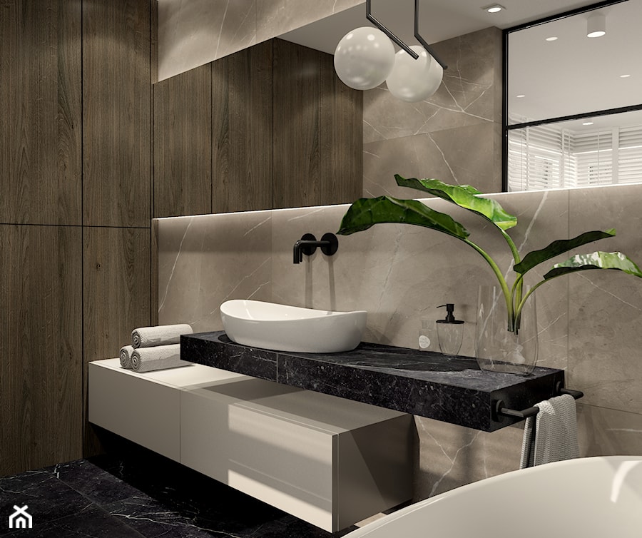 nowoczesna łazienka z charakterem - zdjęcie od Deco-Studio Aneta Paruzel