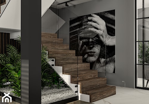 nowoczesne dom z charakterem - Schody, styl nowoczesny - zdjęcie od Deco-Studio Aneta Paruzel