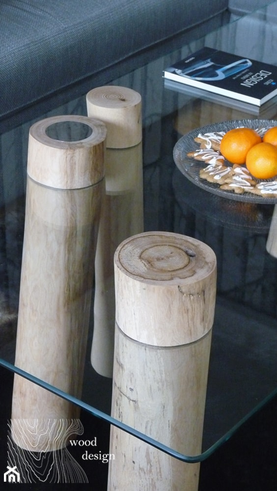 Wood Design na Święta - Salon, styl skandynawski - zdjęcie od Marta Magnowska - Projektowanie Wnętrz i Wizualizacje
