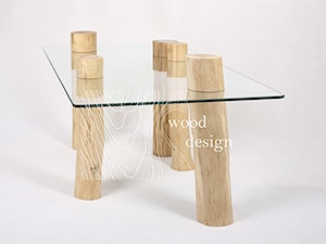 Stolik kawowy Wood Design - zdjęcie od Marta Magnowska - Projektowanie Wnętrz i Wizualizacje