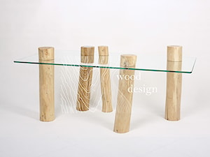 Stolik kawowy Wood Design - zdjęcie od Marta Magnowska - Projektowanie Wnętrz i Wizualizacje