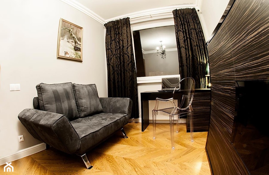 Apartament osiedle pod Wierzbami - Biuro, styl glamour - zdjęcie od Lux