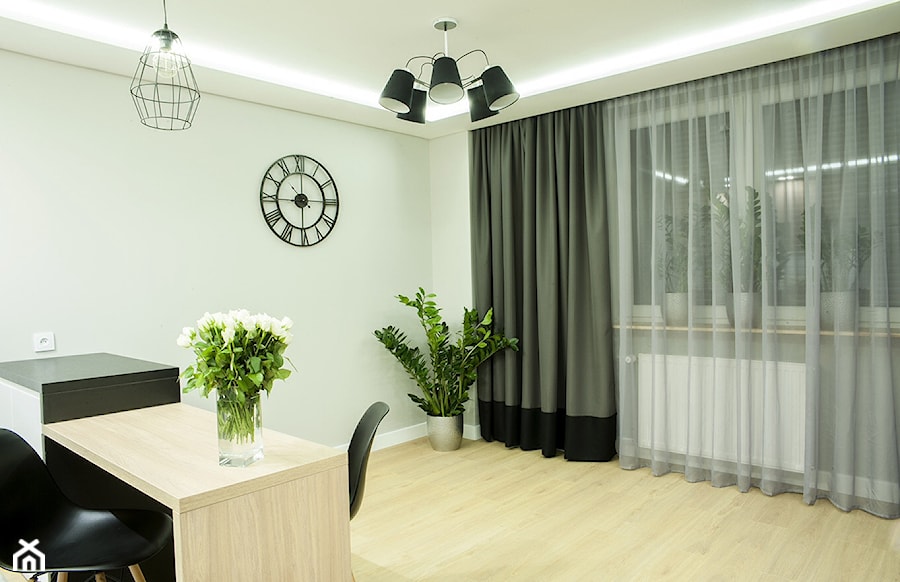 Skandynawski Soft Loft - Salon, styl skandynawski - zdjęcie od Lux