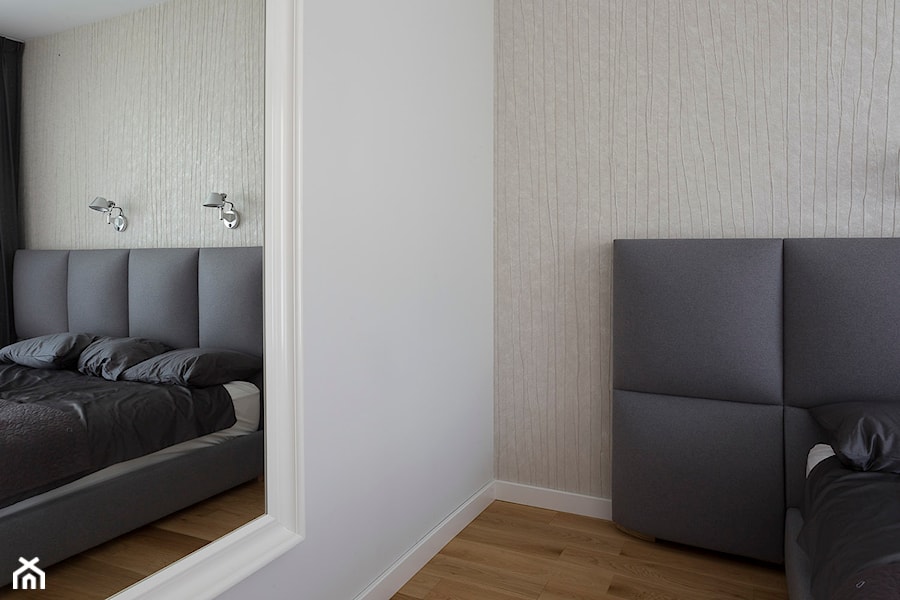 Mieszkanie na Białołęce - Sypialnia, styl nowoczesny - zdjęcie od Jacek Tryc-wnętrza