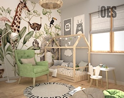 Tapeta zwierzęta - Pokój dziecka, styl nowoczesny - zdjęcie od OES architekci - Homebook