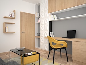 Projekt pokoju biurowego - Biuro, styl nowoczesny - zdjęcie od OES architekci