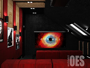 Kino w domu - Salon, styl nowoczesny - zdjęcie od OES architekci