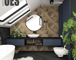 Sypialnia z łazienką - Łazienka, styl nowoczesny - zdjęcie od OES architekci - Homebook