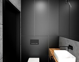 Małe wc - Łazienka, styl industrialny - zdjęcie od OES architekci - Homebook