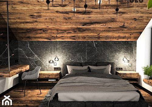 Sypialnia w lesie - Sypialnia, styl nowoczesny - zdjęcie od OES architekci