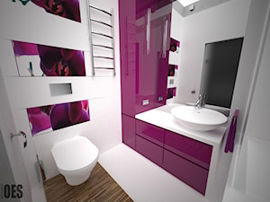 Drewniana zabudowa w łazience - Łazienka, styl nowoczesny - zdjęcie od OES architekci