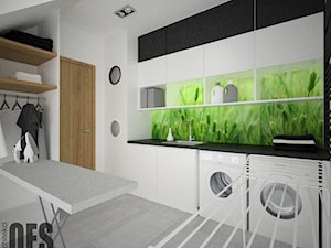 Projekty pralni - Łazienka, styl nowoczesny - zdjęcie od OES architekci