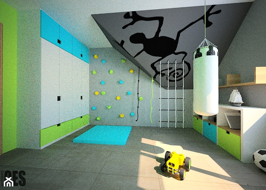 Projekty pokoi dziecięcych - Pokój dziecka, styl nowoczesny - zdjęcie od OES architekci