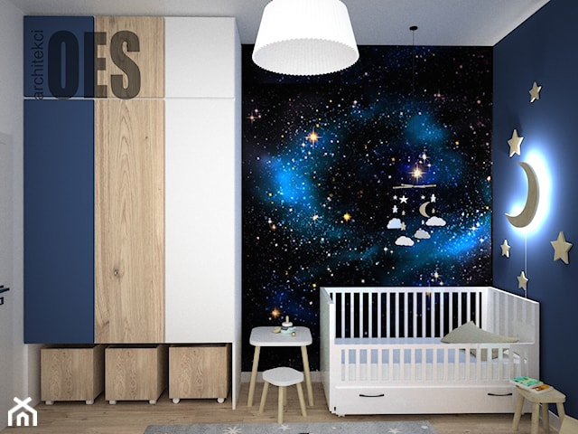 Pokój dziecka - tapeta gwiazdy