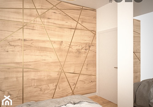 Subtelna sypialnia - Sypialnia, styl nowoczesny - zdjęcie od OES architekci