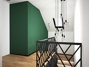 Balustrada loft - Hol / przedpokój, styl industrialny - zdjęcie od OES architekci