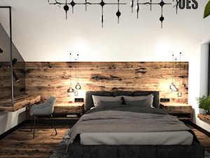 Sypialnia w lesie - Sypialnia, styl nowoczesny - zdjęcie od OES architekci