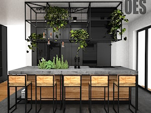 Kuchnia loft - Kuchnia, styl industrialny - zdjęcie od OES architekci