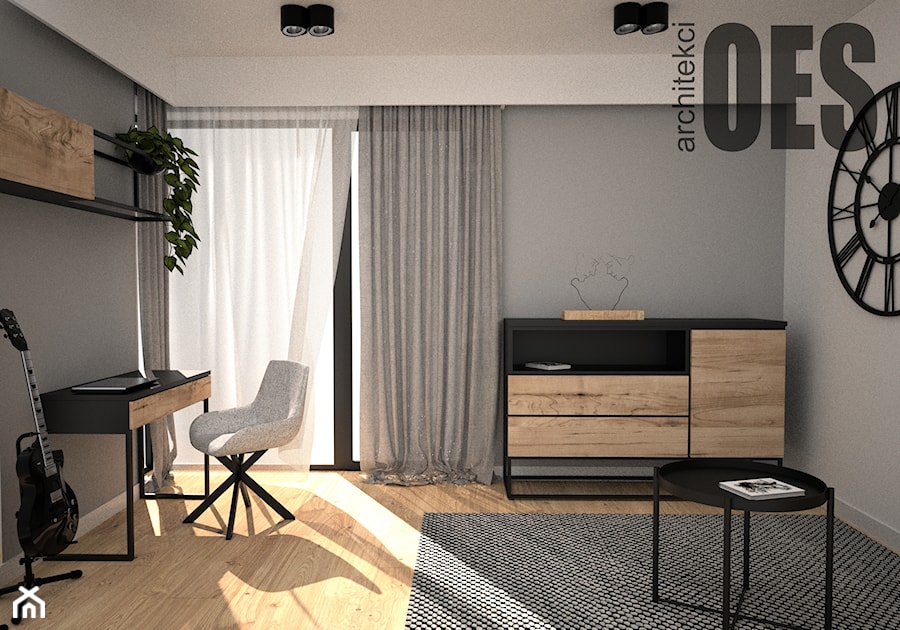 Pokój gościnny - Salon, styl nowoczesny - zdjęcie od OES architekci