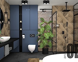 Sypialnia z łazienką - Łazienka, styl nowoczesny - zdjęcie od OES architekci - Homebook