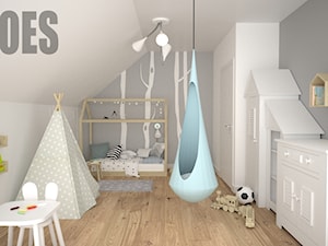 Pokój dla chłopca w stylu skandynawskim - Pokój dziecka, styl skandynawski - zdjęcie od OES architekci