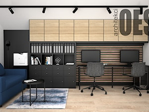 Pokój biurowy - Biuro, styl nowoczesny - zdjęcie od OES architekci