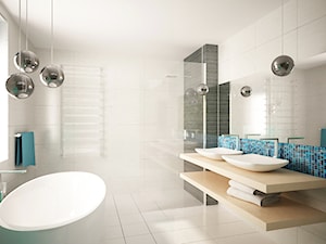Projekt mieszkania - Łazienka, styl nowoczesny - zdjęcie od InDecor