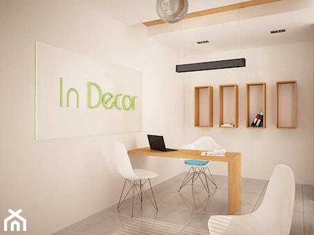 Aranżacje wnętrz - Biuro: Projekt biura - Biuro, styl minimalistyczny - InDecor. Przeglądaj, dodawaj i zapisuj najlepsze zdjęcia, pomysły i inspiracje designerskie. W bazie mamy już prawie milion fotografii!