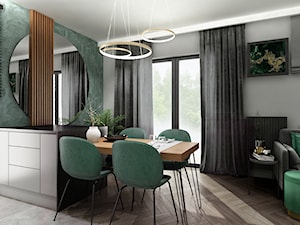 Mieszkanie z zielenią - Jadalnia, styl tradycyjny - zdjęcie od All Design Agnieszka Lorenc