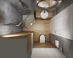 Mała łazienka 1 - Mała bez okna łazienka, styl nowoczesny - zdjęcie od All Design Agnieszka Lorenc - Homebook