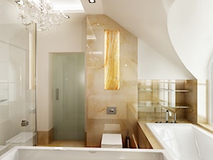 Marmurowa łazienka - Łazienka, styl tradycyjny - zdjęcie od All Design Agnieszka Lorenc