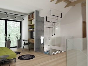 Hol pietro i klatka schodowa - Hol / przedpokój, styl minimalistyczny - zdjęcie od All Design Agnieszka Lorenc
