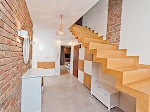 Realizacja projektu mieszkanie dwupiziomowe w Krakwie - Schody, styl nowoczesny - zdjęcie od All Design Agnieszka Lorenc