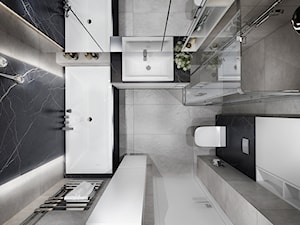 Mieszkanie 80 m2 - Łazienka, styl nowoczesny - zdjęcie od All Design Agnieszka Lorenc