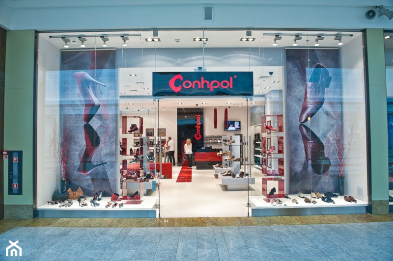 Sklep obuwniczy Conhpol - Wnętrza publiczne, styl nowoczesny - zdjęcie od All Design Agnieszka Lorenc