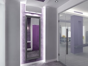 Dom fiolety projekt - Hol / przedpokój, styl nowoczesny - zdjęcie od All Design Agnieszka Lorenc